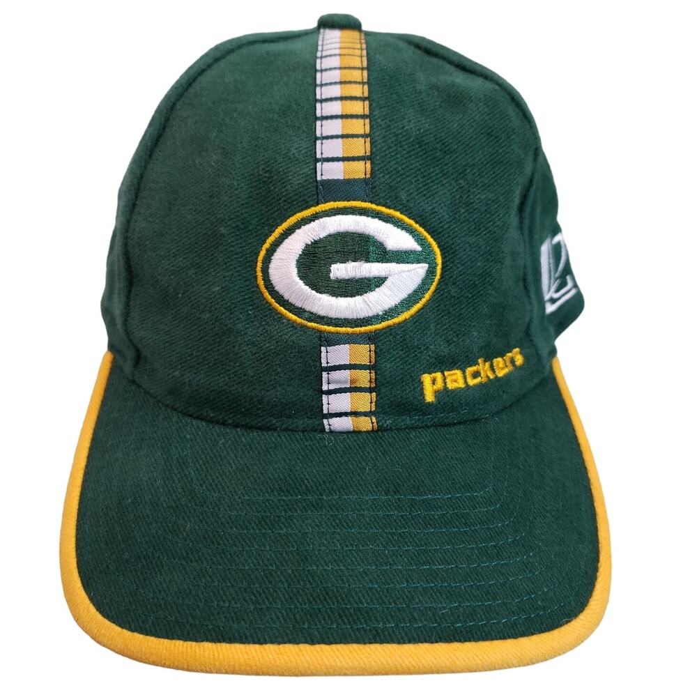 Vintage Green Bay Packers Pro Line Authentic Men's Hat Retro Adjustable Strap